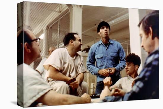 ONE FLEW OVER THE CUCKOO'S NEST, 1975 DIRECTED MILOS FORMAN Danny by Vito, Jack Nicholson and Brad -null-Stretched Canvas