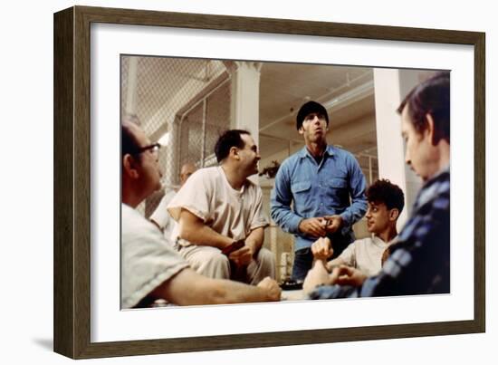 ONE FLEW OVER THE CUCKOO'S NEST, 1975 DIRECTED MILOS FORMAN Danny by Vito, Jack Nicholson and Brad -null-Framed Photo