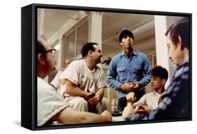 ONE FLEW OVER THE CUCKOO'S NEST, 1975 DIRECTED MILOS FORMAN Danny by Vito, Jack Nicholson and Brad -null-Framed Stretched Canvas
