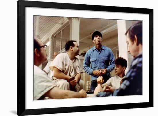 ONE FLEW OVER THE CUCKOO'S NEST, 1975 DIRECTED MILOS FORMAN Danny by Vito, Jack Nicholson and Brad -null-Framed Photo