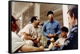 ONE FLEW OVER THE CUCKOO'S NEST, 1975 DIRECTED MILOS FORMAN Danny by Vito, Jack Nicholson and Brad -null-Framed Stretched Canvas