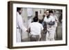 ONE FLEW OVER THE CUCKOO'S NEST, 1975 DIRECTED MILOS FORMAN Jack Nicholson (photo)-null-Framed Photo