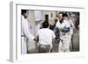 ONE FLEW OVER THE CUCKOO'S NEST, 1975 DIRECTED MILOS FORMAN Jack Nicholson (photo)-null-Framed Photo