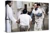 ONE FLEW OVER THE CUCKOO'S NEST, 1975 DIRECTED MILOS FORMAN Jack Nicholson (photo)-null-Stretched Canvas