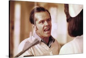 ONE FLEW OVER THE CUCKOO'S NEST, 1975 DIRECTED MILOS FORMAN Jack Nicholson (photo)-null-Stretched Canvas