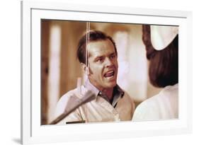 ONE FLEW OVER THE CUCKOO'S NEST, 1975 DIRECTED MILOS FORMAN Jack Nicholson (photo)-null-Framed Photo