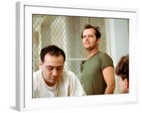 One Flew Over The Cuckoo's Nest, Danny Devito, Jack Nicholson, 1975-null-Framed Photo