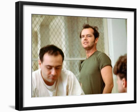 One Flew Over The Cuckoo's Nest, Danny Devito, Jack Nicholson, 1975-null-Framed Photo