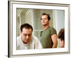 One Flew Over The Cuckoo's Nest, Danny Devito, Jack Nicholson, 1975-null-Framed Photo