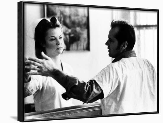 One Flew Over the Cuckoo's Nest, Louise Fletcher, Jack Nicholson, 1975-null-Framed Photo