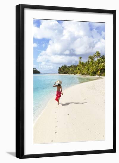 One Foot Island, Aitutaki, Cook Islands (Mr)-Matteo Colombo-Framed Photographic Print