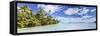 One Foot Island, Aitutaki, Cook Islands, Pacific Islands-Matteo Colombo-Framed Stretched Canvas