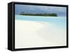 One Foot Island, Paradise Beach, Aitutaki, Cook Islands, South Pacific-D H Webster-Framed Stretched Canvas