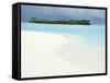 One Foot Island, Paradise Beach, Aitutaki, Cook Islands, South Pacific-D H Webster-Framed Stretched Canvas