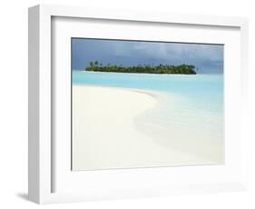 One Foot Island, Paradise Beach, Aitutaki, Cook Islands, South Pacific-D H Webster-Framed Photographic Print