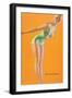 One for the Money, Diver-null-Framed Art Print