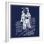 One Giant Leap for Mankind-null-Framed Art Print