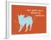 One Good Turn-Dog is Good-Framed Art Print