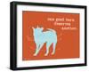 One Good Turn-Dog is Good-Framed Art Print