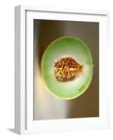 One Half of a Honeydew Melon-Chris Rogers-Framed Photographic Print