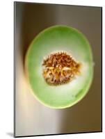 One Half of a Honeydew Melon-Chris Rogers-Mounted Photographic Print