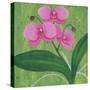 One Heart Orchids I-Herb Dickinson-Stretched Canvas