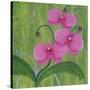 One Heart Orchids II-Herb Dickinson-Stretched Canvas