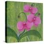 One Heart Orchids II-Herb Dickinson-Stretched Canvas