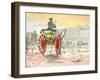 One-horse shay during the reign of Louis XV-Eugene Courboin-Framed Giclee Print