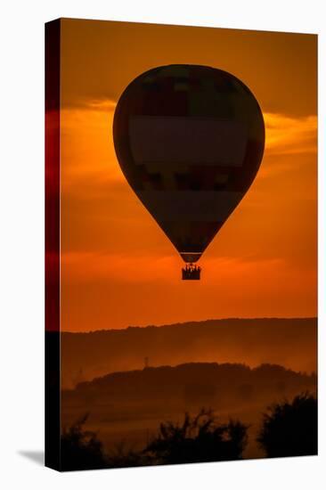 One Hot Air Balloon Gathering in the Countryside of France-OSTILL-Stretched Canvas