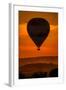 One Hot Air Balloon Gathering in the Countryside of France-OSTILL-Framed Photographic Print