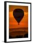 One Hot Air Balloon Gathering in the Countryside of France-OSTILL-Framed Photographic Print