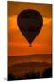 One Hot Air Balloon Gathering in the Countryside of France-OSTILL-Mounted Photographic Print