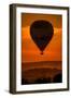 One Hot Air Balloon Gathering in the Countryside of France-OSTILL-Framed Photographic Print