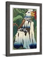 One Humisty Fall of Nikko, October 1859-null-Framed Giclee Print