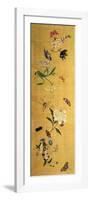 One Hundred Butterflies, Flowers and Insects, Detail from a Handscroll-Chen Hongshou-Framed Premium Giclee Print