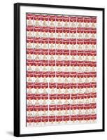 One Hundred Cans, 1962-Andy Warhol-Framed Art Print