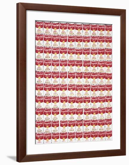 One Hundred Cans, 1962-Andy Warhol-Framed Art Print