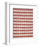 One Hundred Cans, 1962-Andy Warhol-Framed Art Print