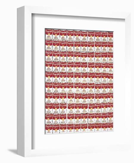 One Hundred Cans, 1962-Andy Warhol-Framed Art Print