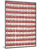 One Hundred Cans, 1962-Andy Warhol-Mounted Art Print