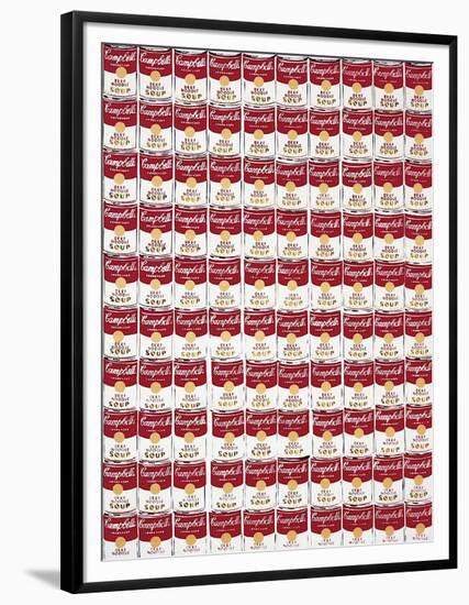 One Hundred Cans, c.1962-Andy Warhol-Framed Giclee Print