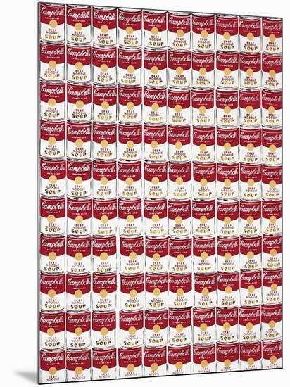 One Hundred Cans, c.1962-Andy Warhol-Mounted Giclee Print