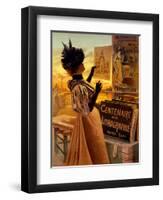 One Hundred Years of Lithography at Galerie Rapp, Paris-Hugo D' Alesi-Framed Premium Giclee Print