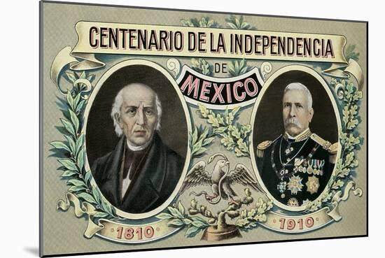 One Hundred Years of Mexican Independence-null-Mounted Premium Giclee Print