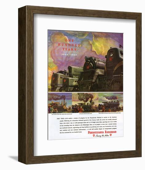 One Hundred Years-null-Framed Art Print