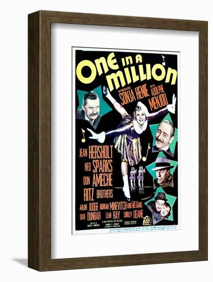 One in a Million - Movie Poster Reproduction-null-Framed Photo