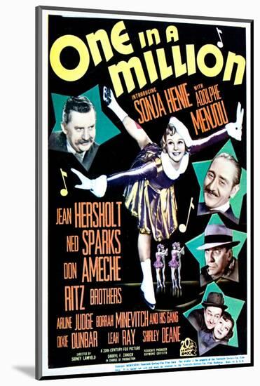 One in a Million - Movie Poster Reproduction-null-Mounted Photo