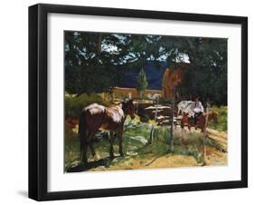 One in the Pasture-Walter Ufer-Framed Giclee Print