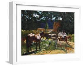 One in the Pasture-Walter Ufer-Framed Giclee Print